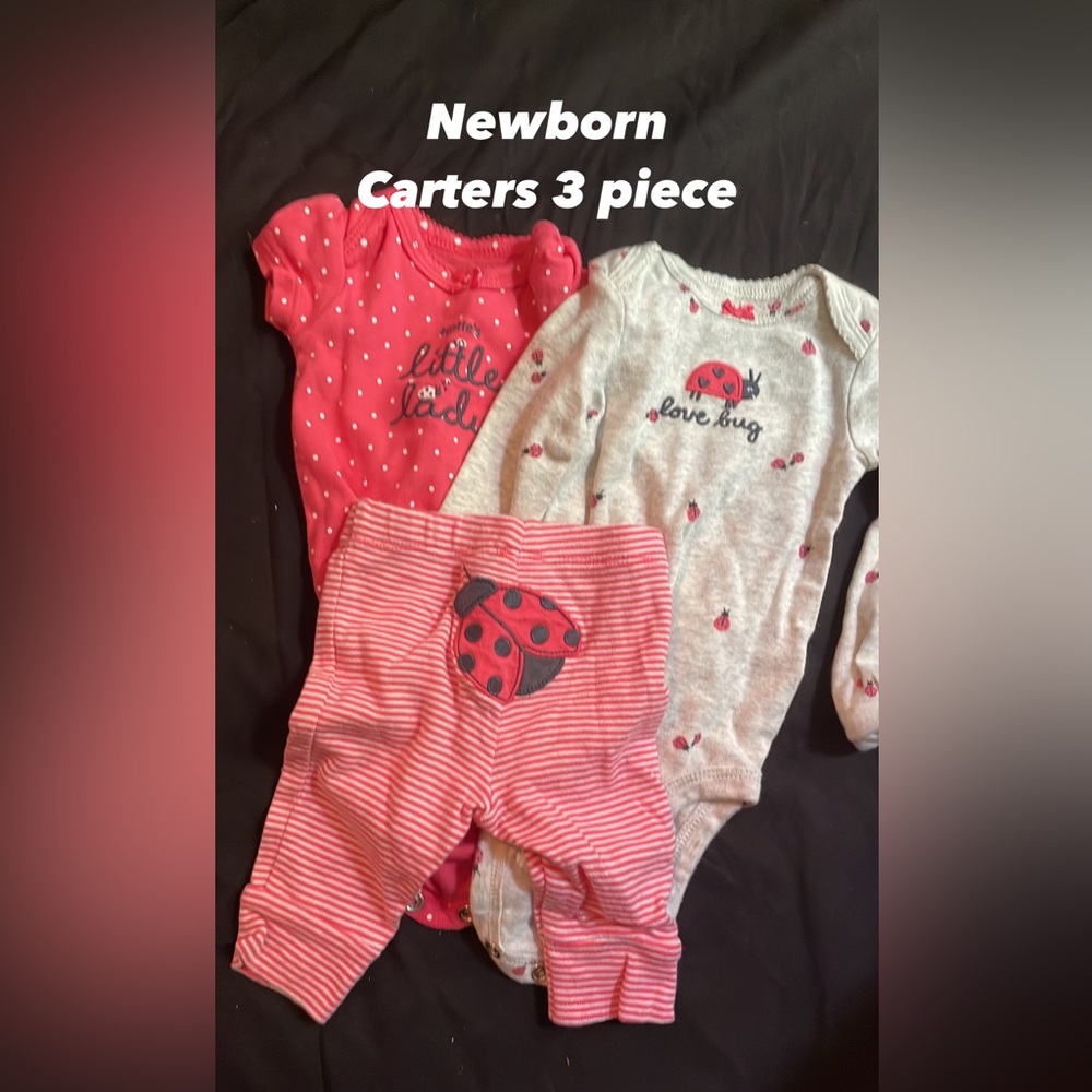 Carters 3 piece newborn set